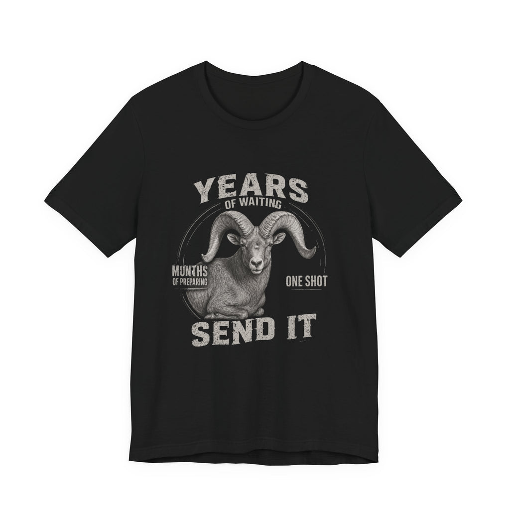 Rams Head 'Years of Waiting, Send It' Tee | Mountain Hunting Shirt
