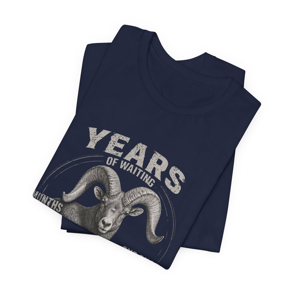 Rams Head 'Years of Waiting, Send It' Tee | Mountain Hunting Shirt