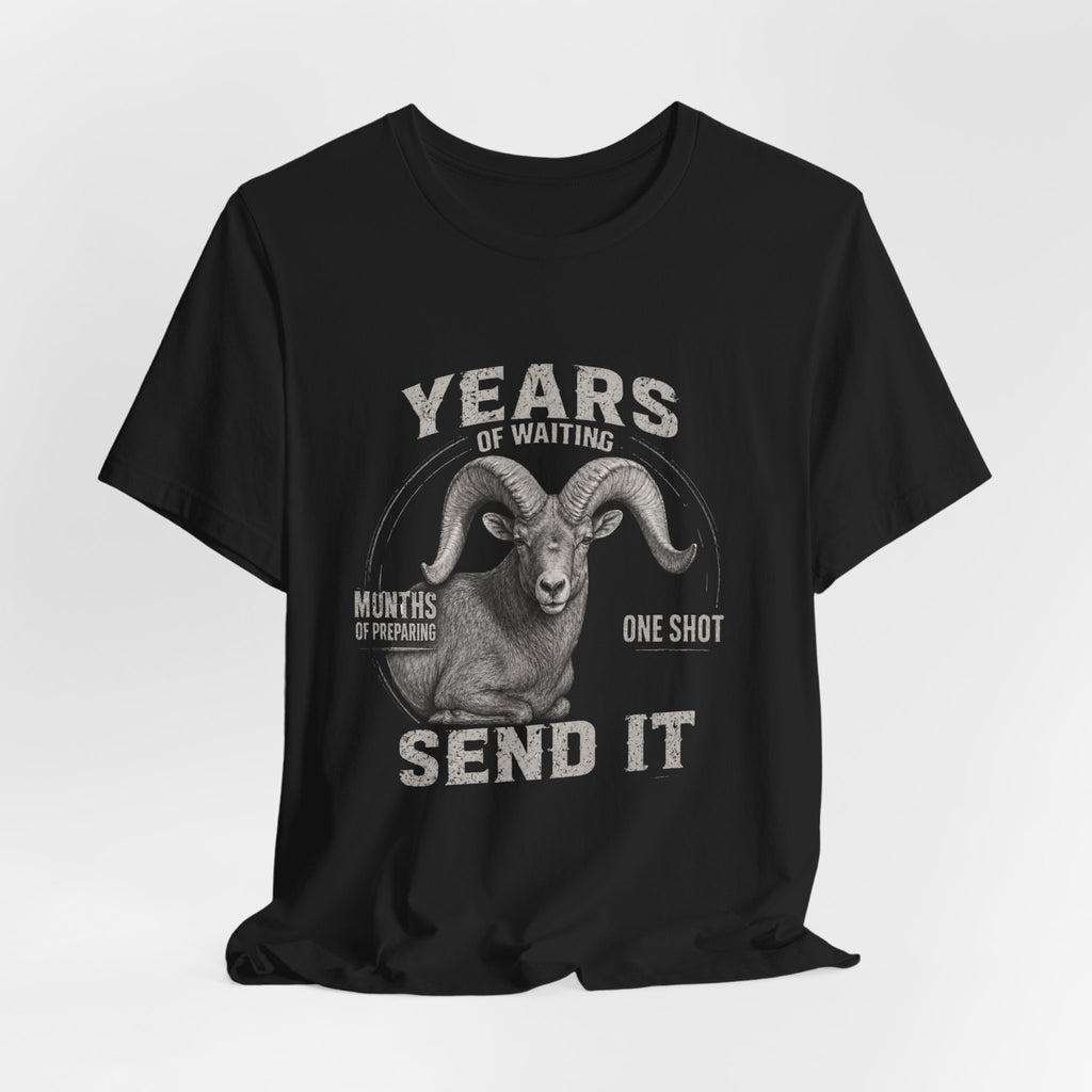 Rams Head 'Years of Waiting, Send It' Tee | Mountain Hunting Shirt