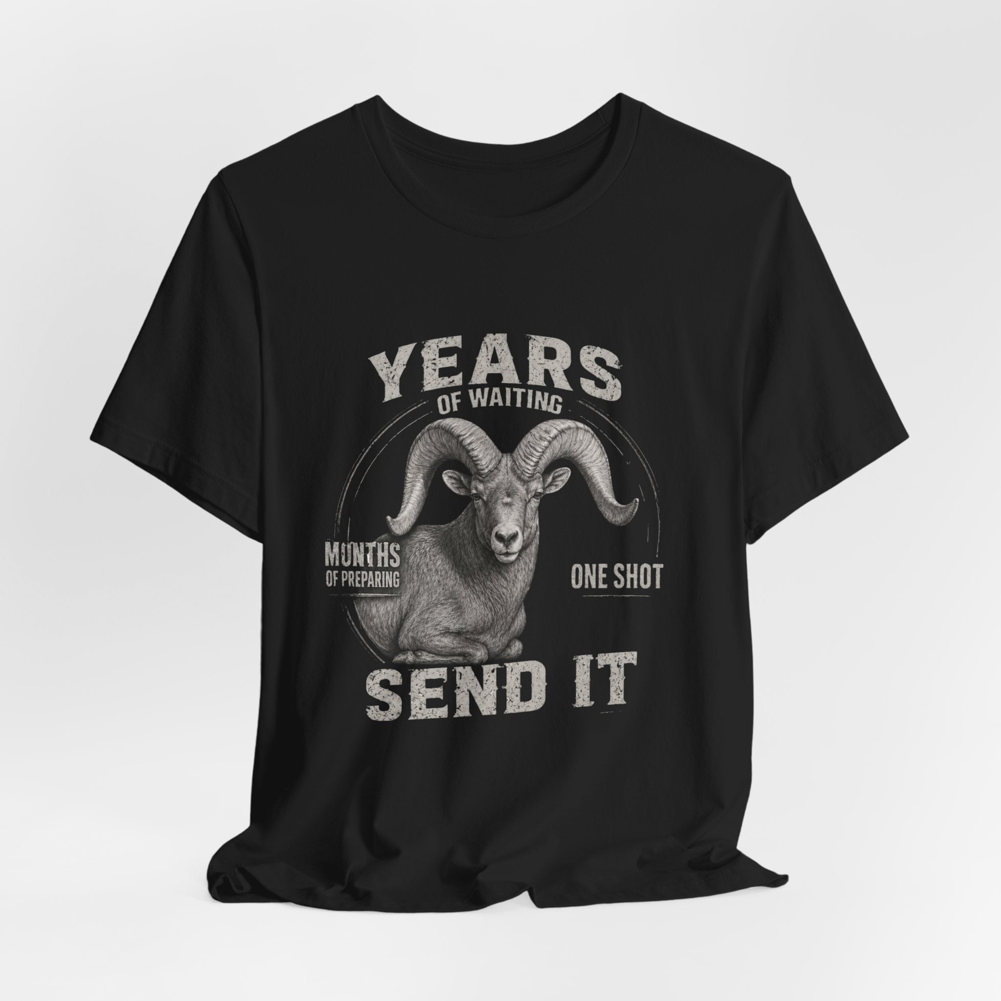 Rams Head 'Years of Waiting, Send It' Tee | Mountain Hunting Shirt