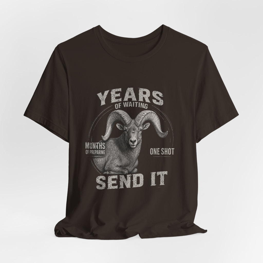 Rams Head 'Years of Waiting, Send It' Tee | Mountain Hunting Shirt