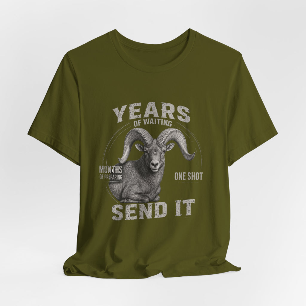 Rams Head 'Years of Waiting, Send It' Tee | Mountain Hunting Shirt