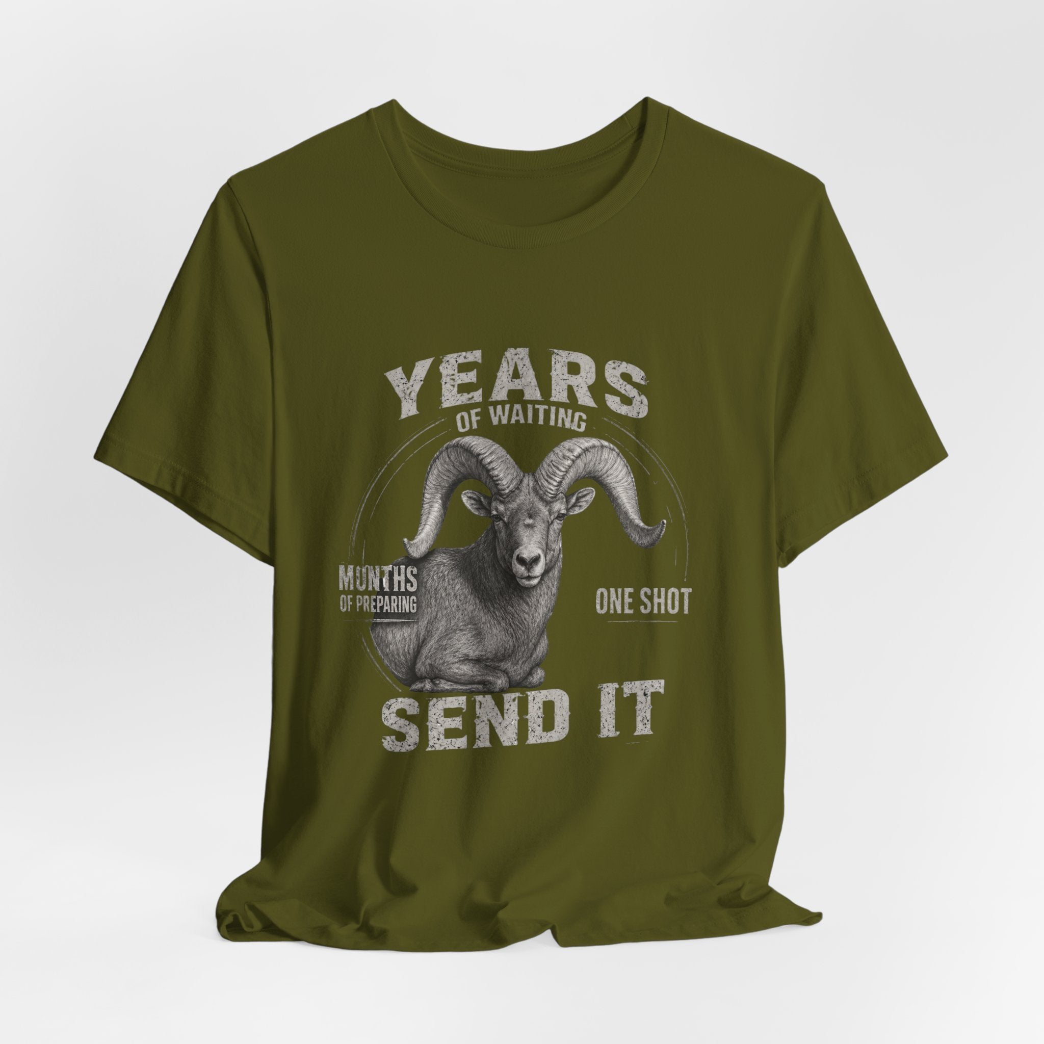 Rams Head 'Years of Waiting, Send It' Tee | Mountain Hunting Shirt