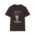 T-Shirt — 'Going in Light, Coming Out Heavy' Elk Packout Graphic
