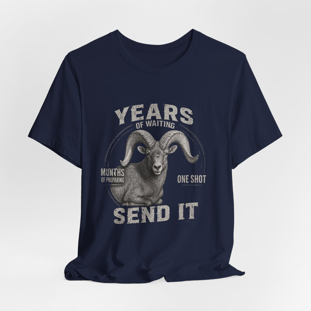 Rams Head 'Years of Waiting, Send It' Tee | Mountain Hunting Shirt